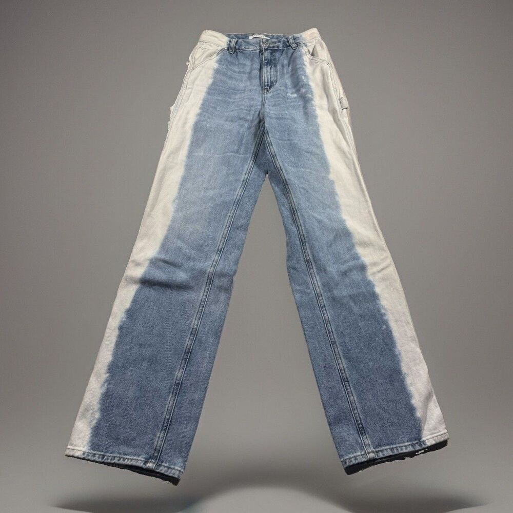 Pacsun Custom Bleached 90s Boyfriend Carpenter Jeans Women’s 25 x 32 Streetwear